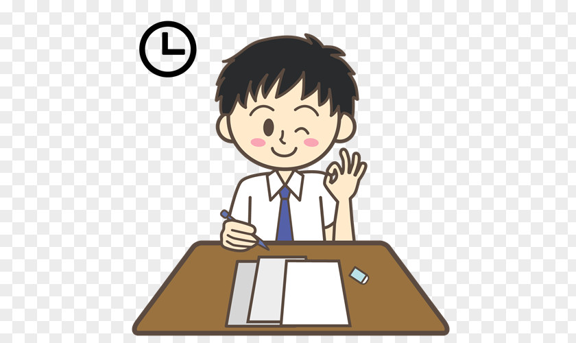 Winky Time Management Question Test Clip Art PNG