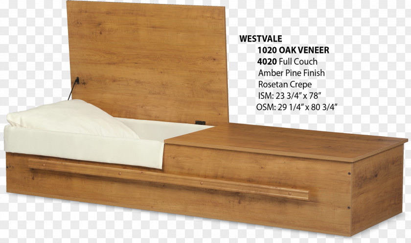 Wood Veneer Bed Frame Minnick Services Corporation Burial Vault Urn Cremation PNG