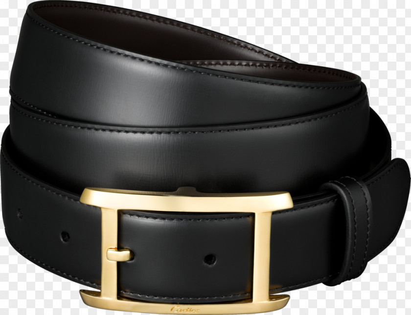 Belt Cartier Leather Buckle Strap PNG