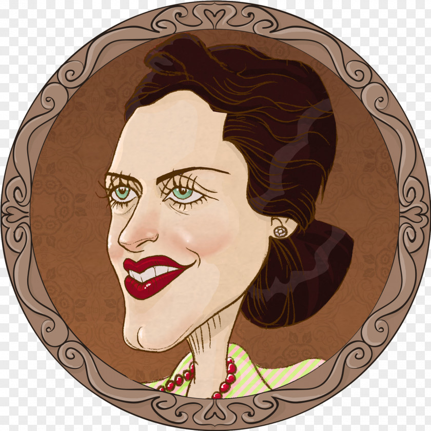 Cecília Meireles Caricature Writer Author PNG