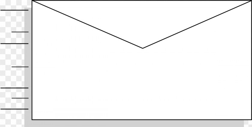 Computer Pichers Paper Envelope Black And White Clip Art PNG