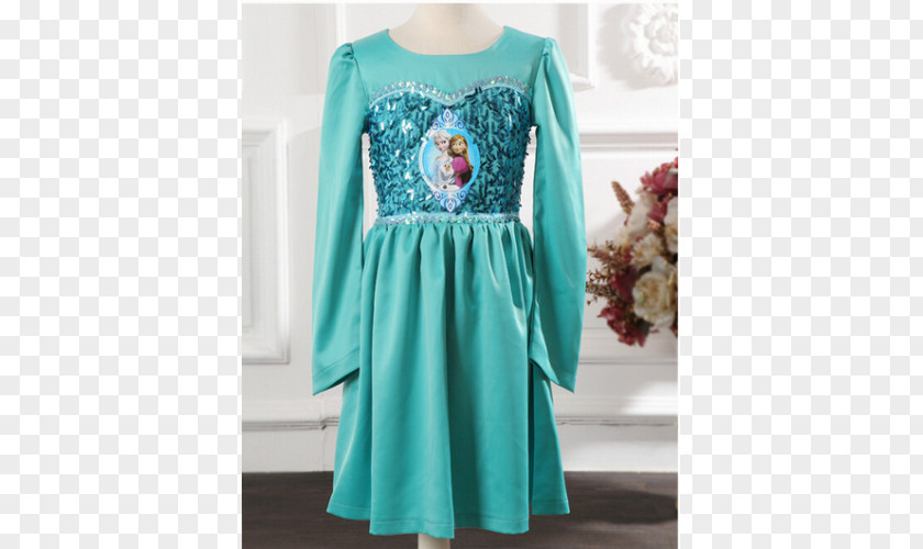 Elsa Cocktail Dress Nightgown Sleeve PNG