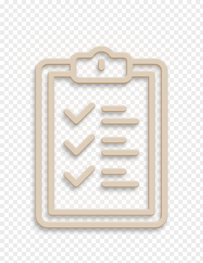 Metal Symbol E-Commerce Elements Icon List PNG