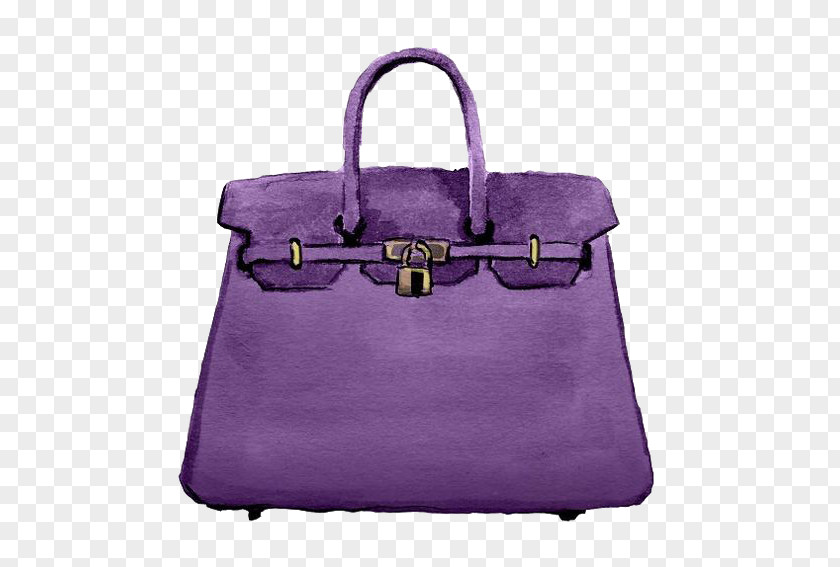 Purple Bag Tote Chanel Handbag Birkin PNG