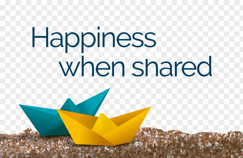 Vector Paper Folding Boat Happiness Download Illustration PNG