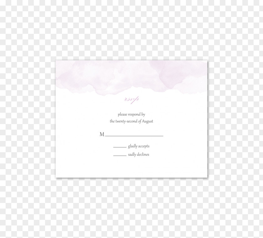 Watercolor Envelop Pink M Rectangle RTV Font PNG