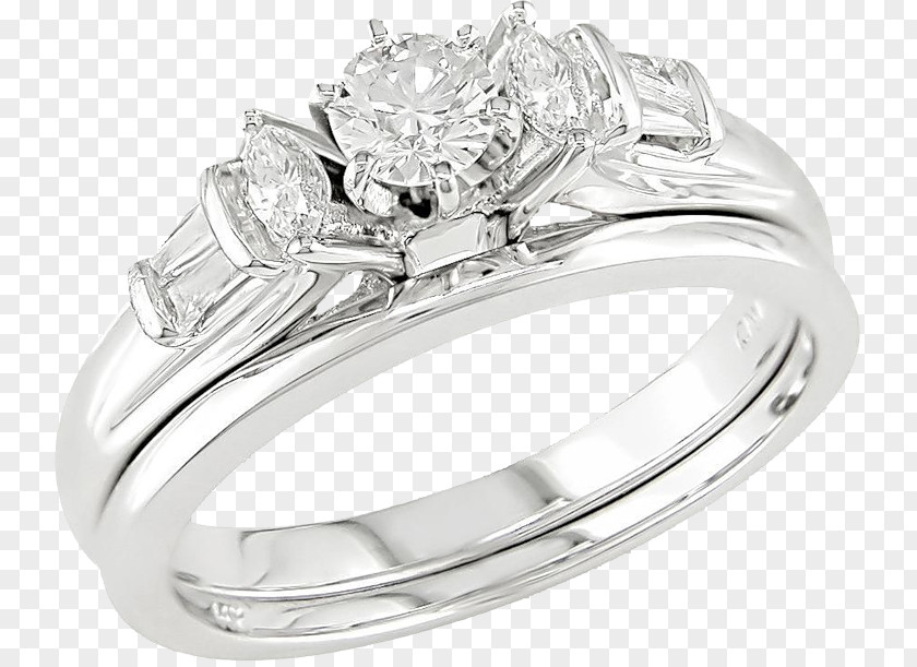 Wedding Ring Engagement Diamond Cut Jewellery PNG