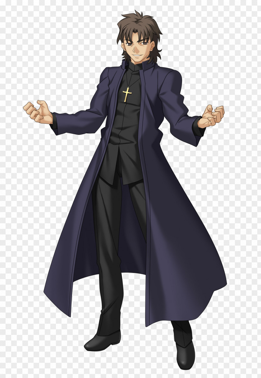Priest Fate/Zero Fate/stay Night Kirei Kotomine Cosplay Costume PNG
