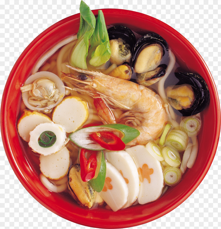 Soup Can Laksa Ramen Chinese Cuisine Miso Leek PNG