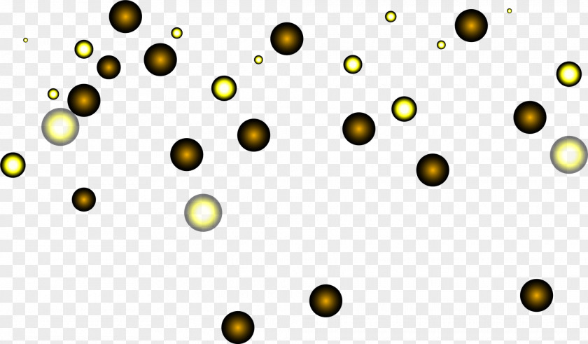 Yellow Floating Circle PNG