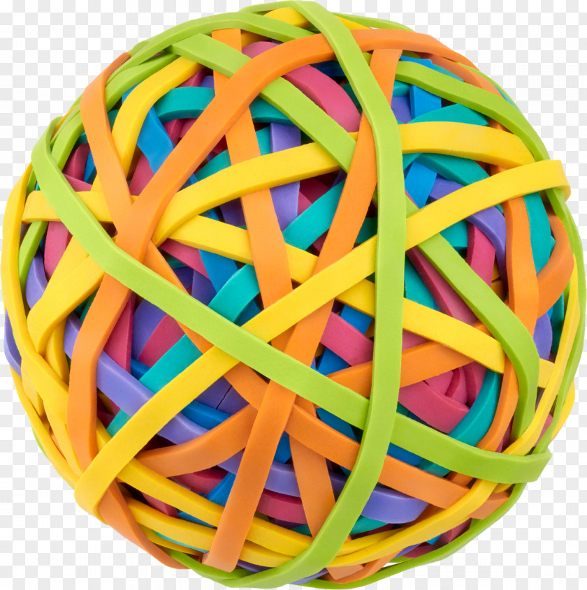 Ball Yellow Rubber Band PNG