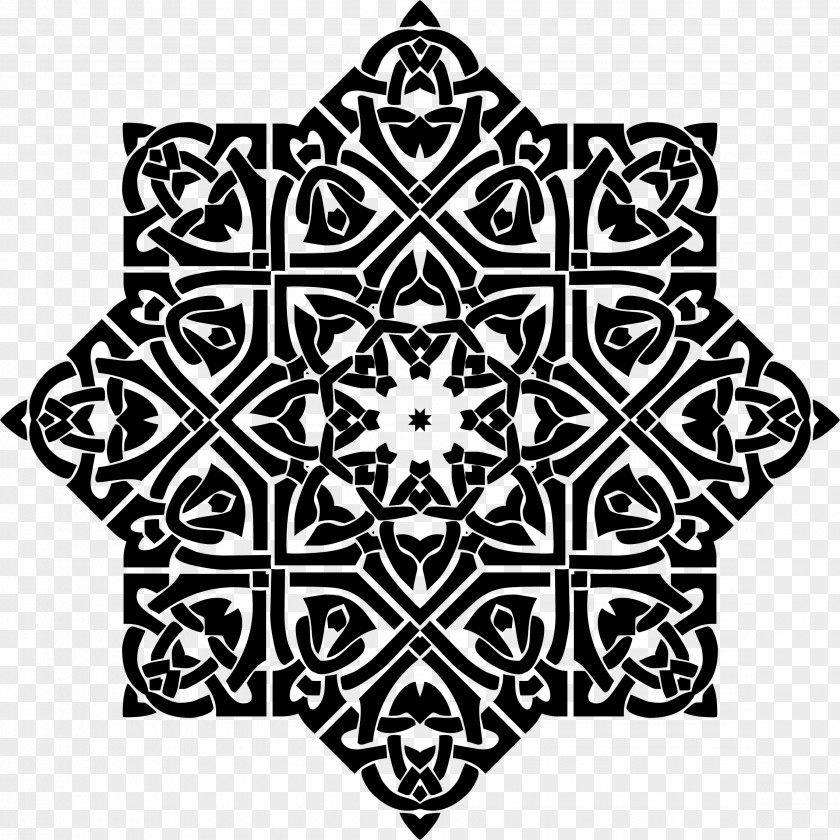 Celtic Mandala Knot Ornament PNG