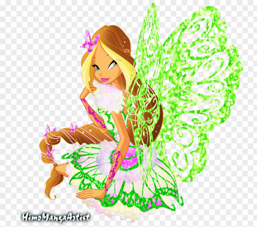 Fairy Flora Musa Butterflix Art PNG