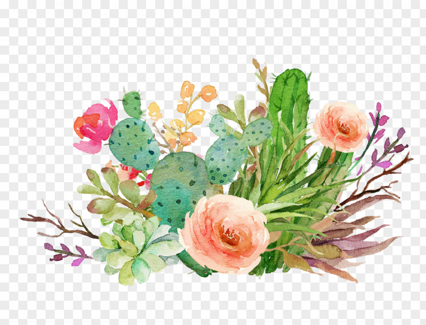 Flowers For Design Poster Cactus Clothing Wall PNG