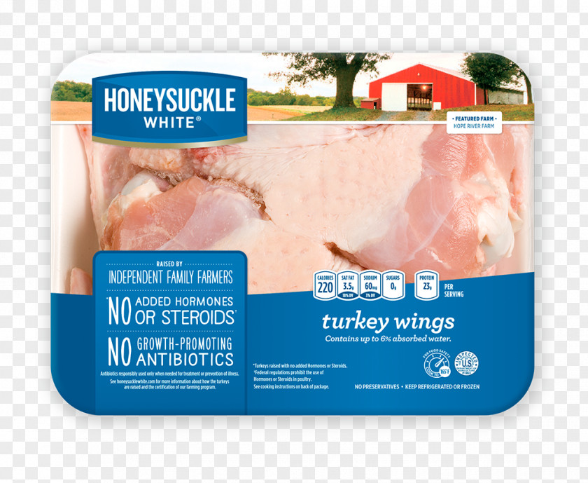 Honey Suckle Turkey Meat Nutrition Facts Label Calorie Broad Breasted White PNG