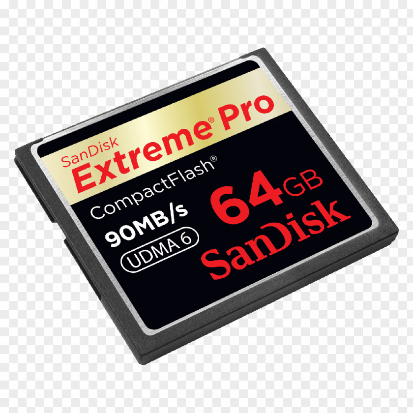 Memory Card Flash Cards CompactFlash SanDisk Computer Data Storage PNG