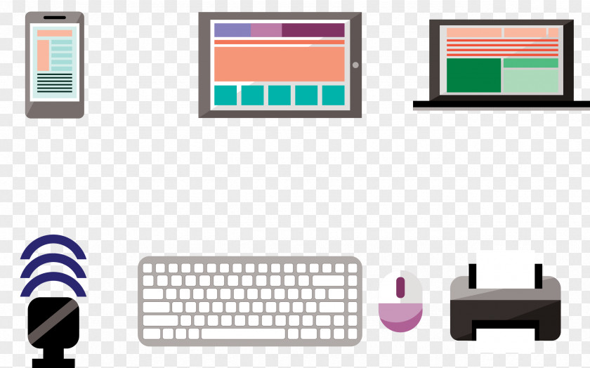 Vector Keyboard Computer Laptop E-reader Icon PNG