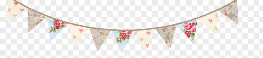 Bunting Flag Body Jewellery Line PNG