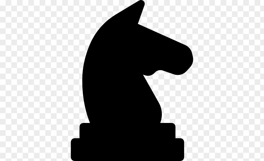 Chess Piece Knight White And Black In Queen PNG