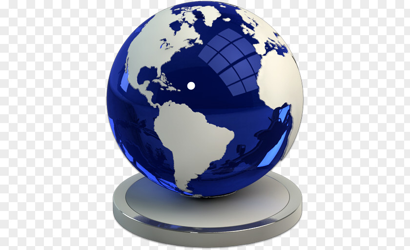 Globe Earth Map Rotation PNG