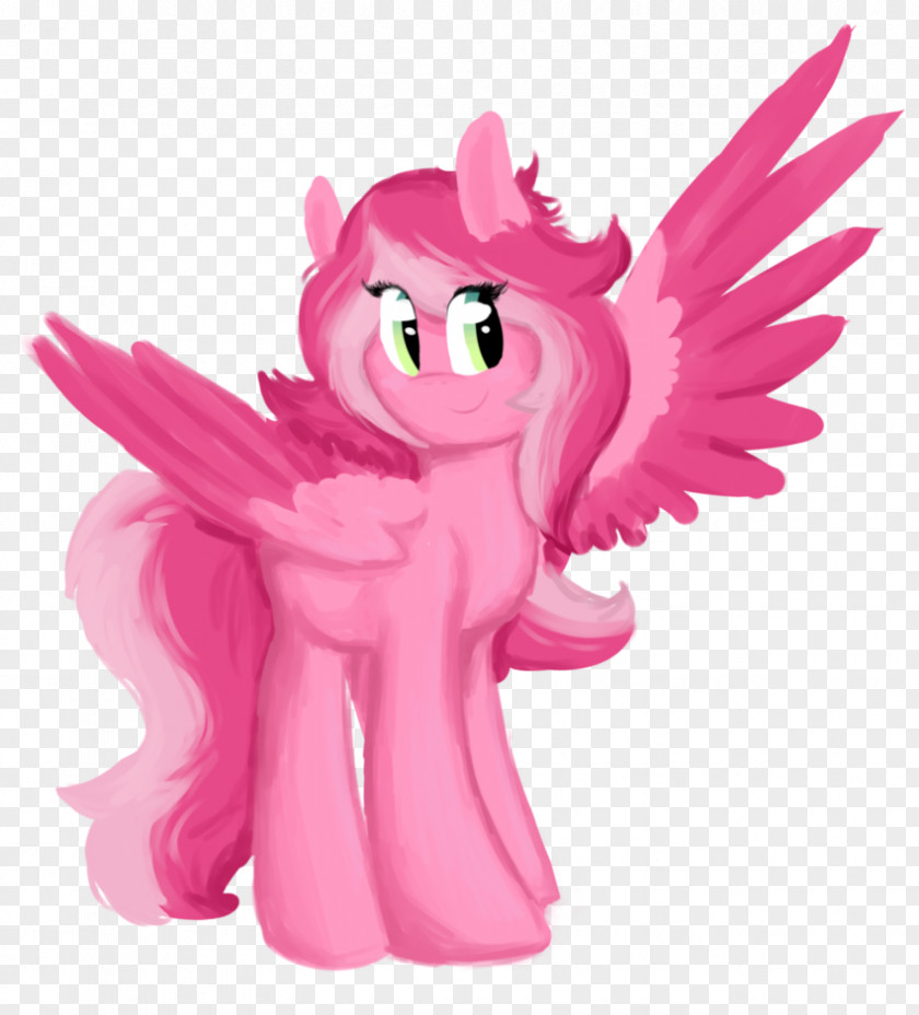 Horse Pink M Cartoon Figurine RTV PNG