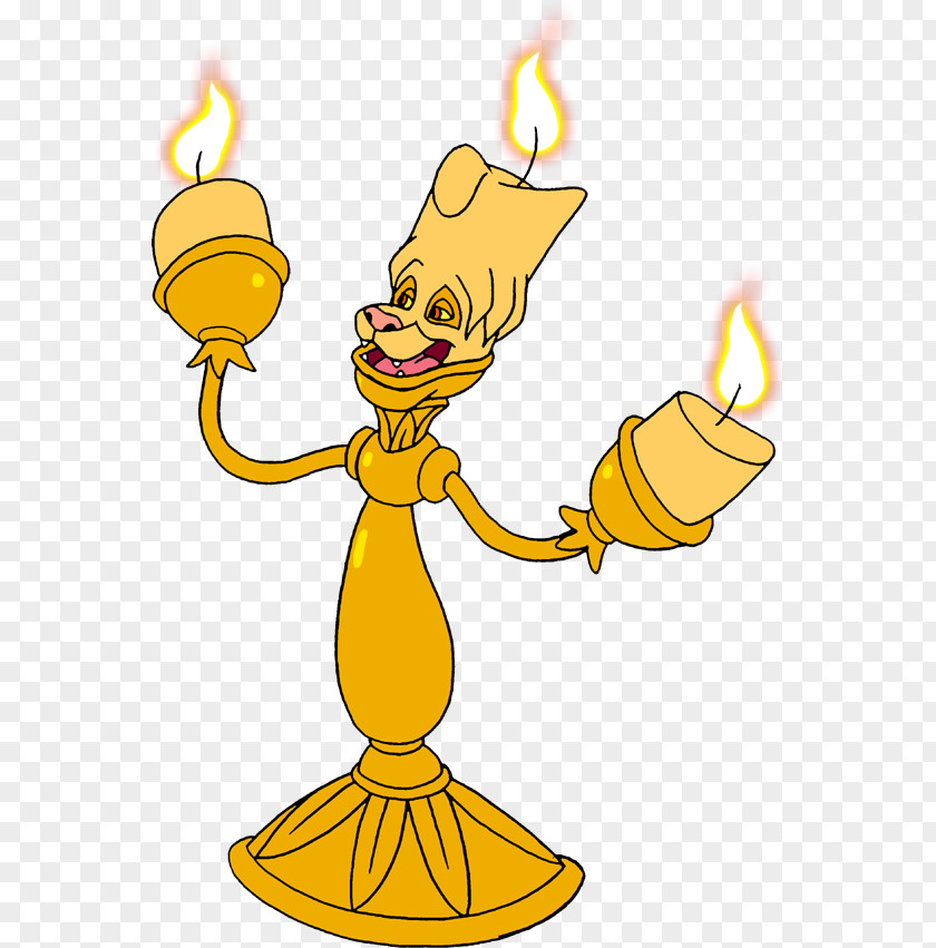 Lumiere Beauty And The Beast Film Art Clip PNG