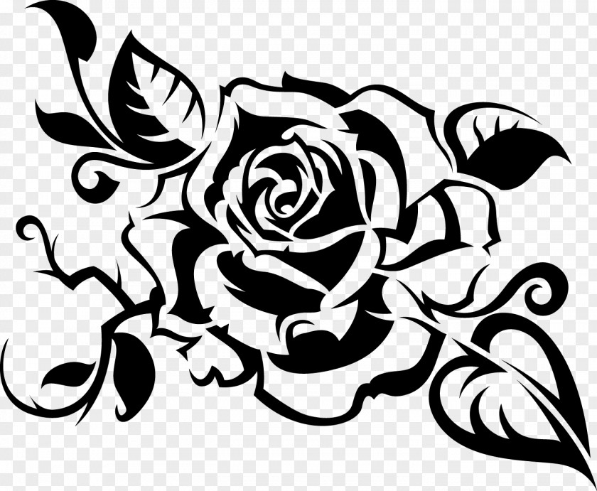 Rose Drawing Art PNG