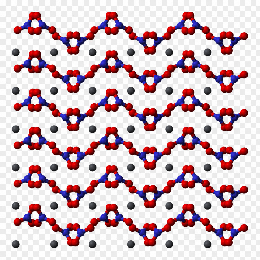 Lead(II) Nitrate Structure Decal PNG