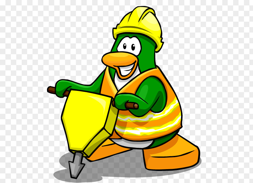 Penguin Club Architectural Engineering Construction Worker Color PNG