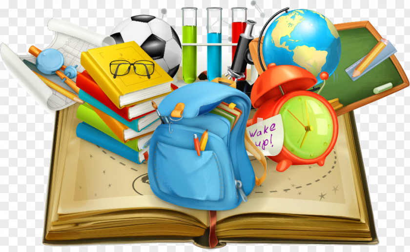 School Supplies Vector In Books Student Teacher Education PNG