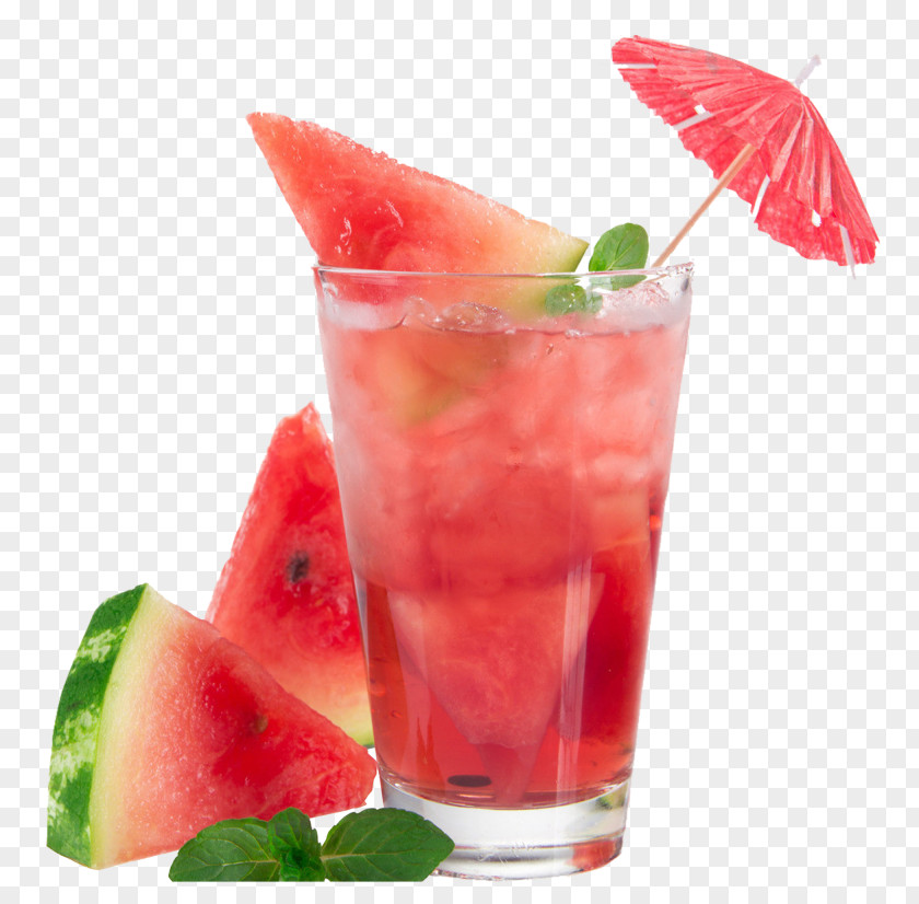 Shrub Bacardi Cocktail Watermelon Background PNG