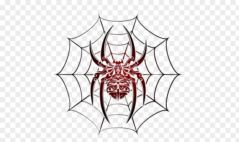 Spider Vector Clip Art Free Web Tattoo PNG