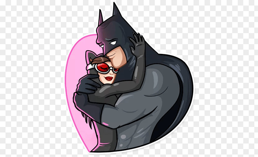 Catwoman Batman Sticker Telegram Supervillain PNG