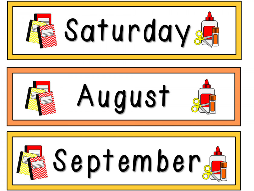 Free School Graphics Calendar Counting Clip Art PNG