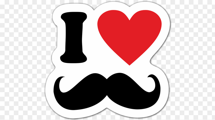 Moustache Sticker Barber Hipster Fashion PNG