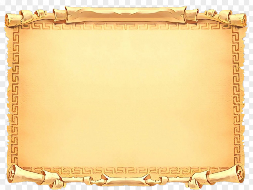 Scroll Picture Frame PNG