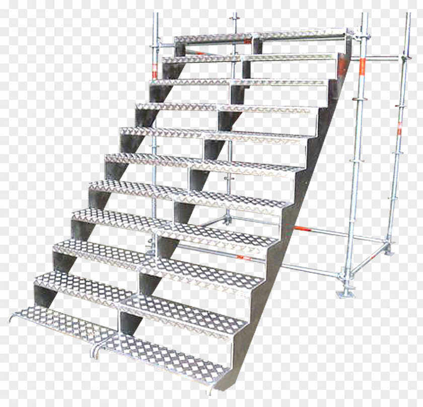 Stair Scaffolding Steel Stairs Architectural Engineering Hot-dip Galvanization PNG