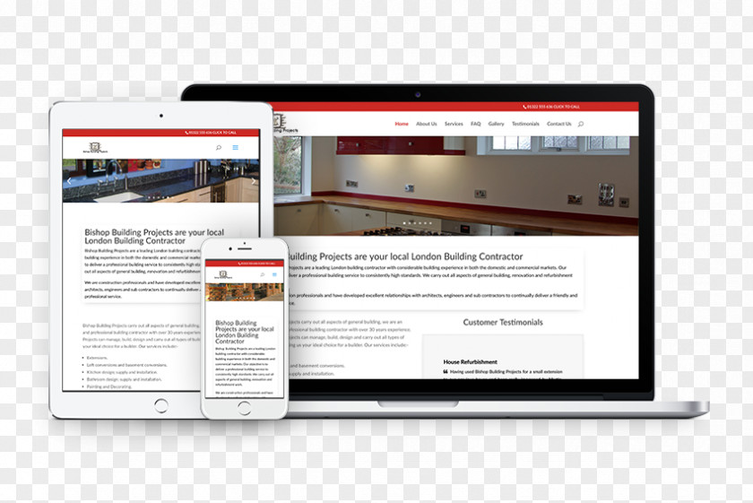 Bexleyheath Bishop Building Projects Responsive Web Design Computer Software Display Advertising PNG