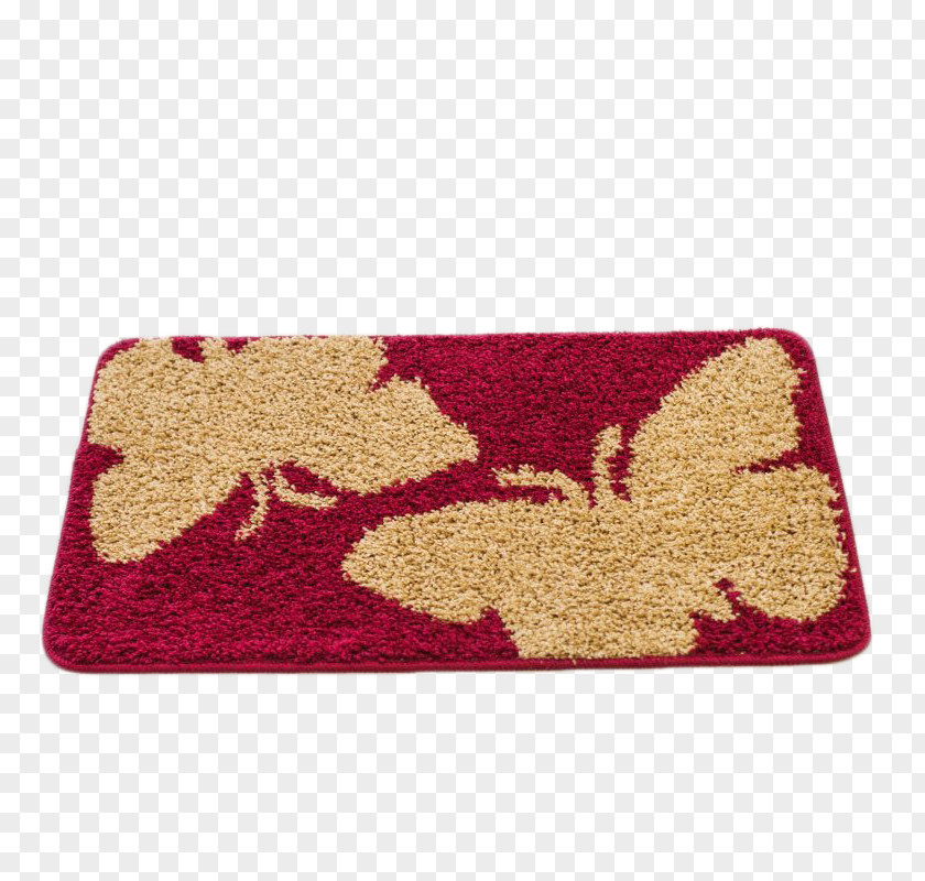 Red Butterfly Dress Mats Designer Kitchen PNG