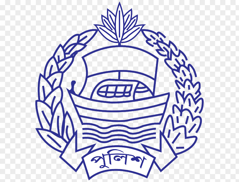 Robust Insignia Dhaka Bangladesh Police Metropolitan Officer PNG