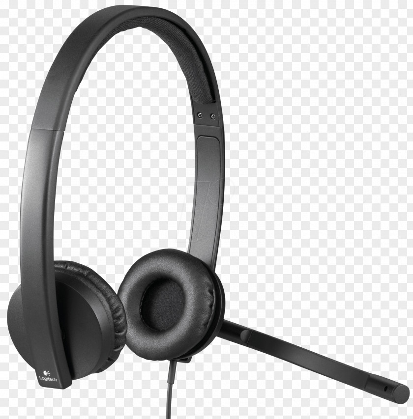 Stereo Microphone Headphones Stereophonic Sound Audio Logitech PNG