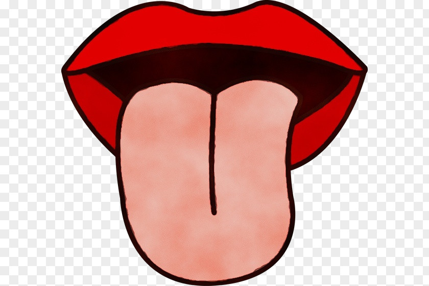 Symbol Neck Red Clip Art Lip Tongue Mouth PNG