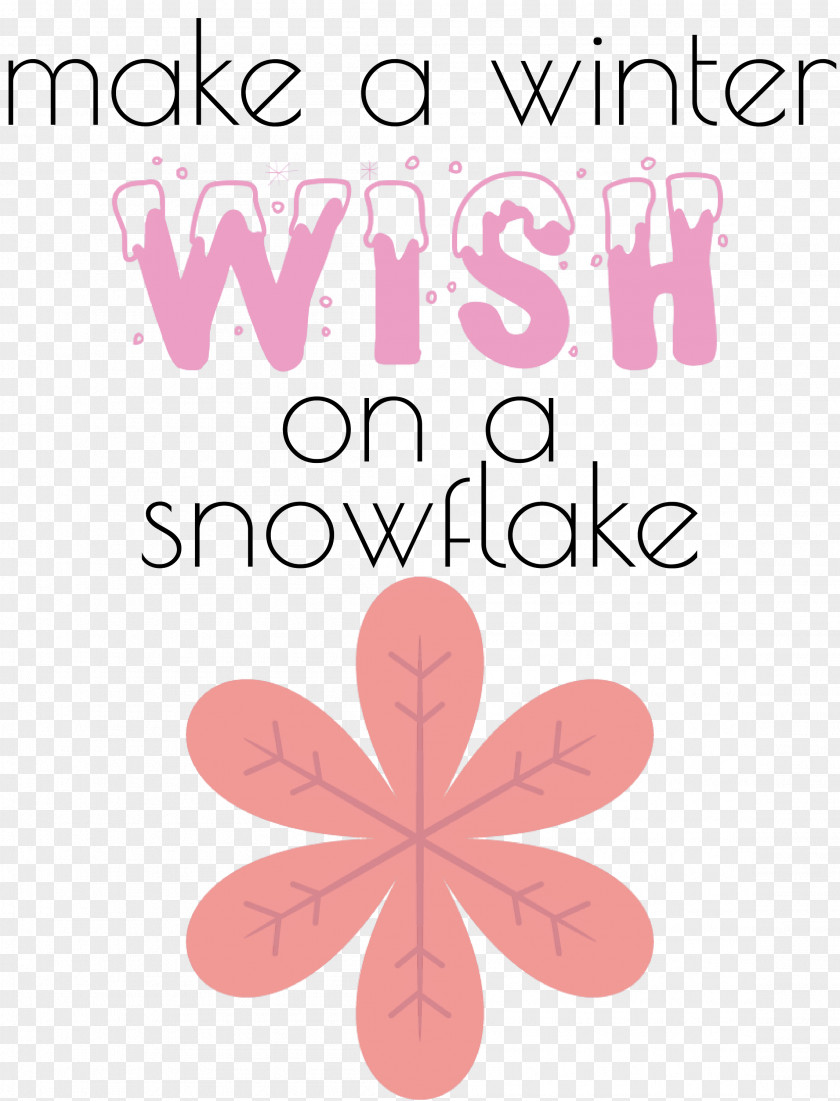 Winter Wish Snowflake PNG