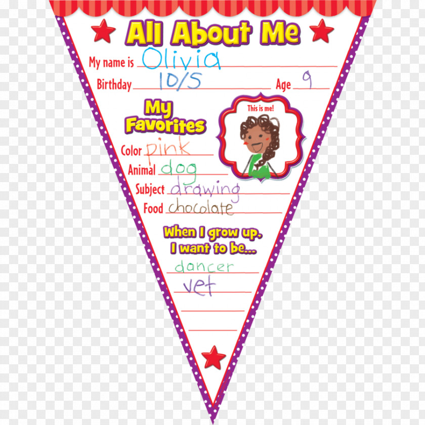 All About Me Bulletin Boards Banner Poster Pennon Pennants PNG