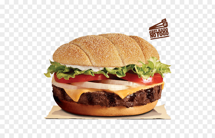 Burger King Cheeseburger Whopper Hamburger Veggie Fast Food PNG