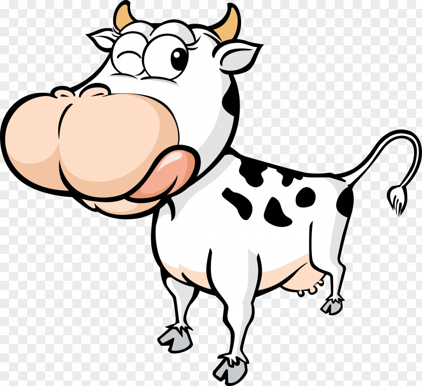 Cow Cartoon Holstein Friesian Cattle Texas Longhorn Calf Clip Art PNG