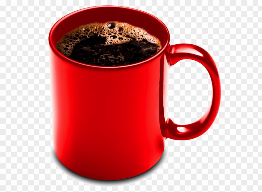 Red Coffee Cup Tea Mug PNG