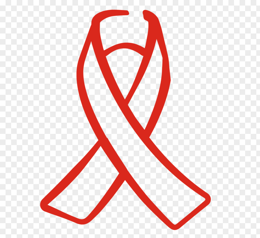 Alerts Ribbon Awareness HIV/AIDS Red PNG