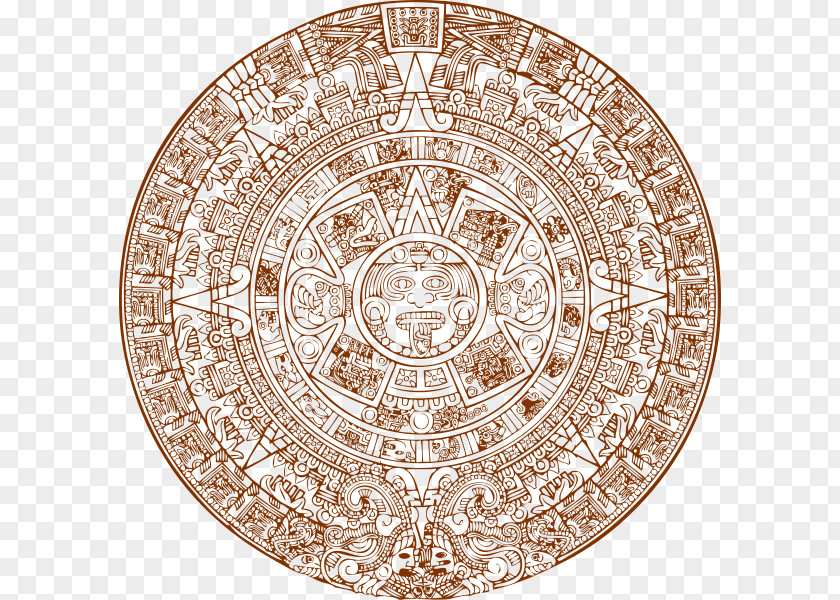 Aztec Calendar Maya Civilization Stone Mesoamerica Inca Empire PNG