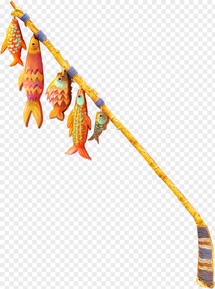 Cartoon Fishing Rod Angling PNG